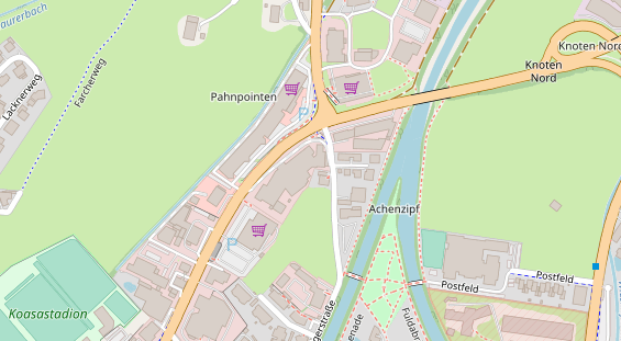 Restaurant auf Karte