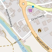 Restaurant auf Karte