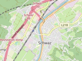 Restaurant auf Karte