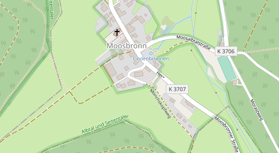 Restaurant auf Karte