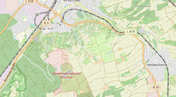 Restaurant auf Karte