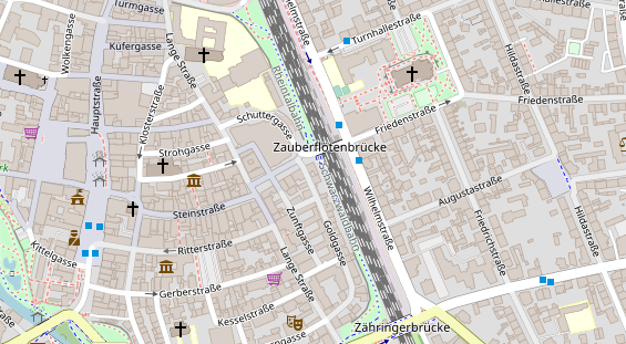 Restaurant auf Karte