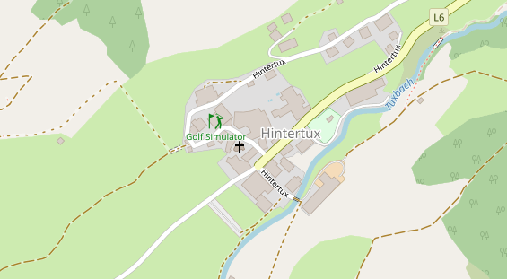 Restaurant auf Karte