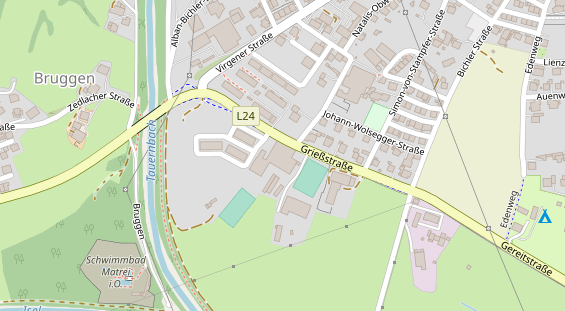 Restaurant auf Karte