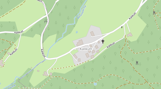 Restaurant auf Karte