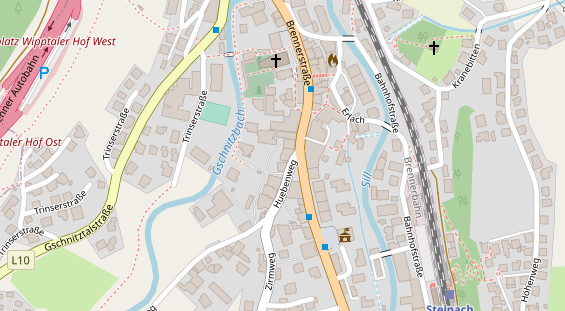 Restaurant auf Karte