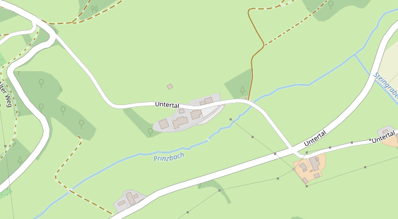 Restaurant auf Karte