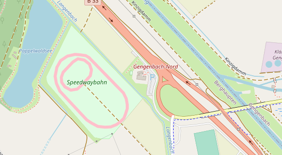 Restaurant auf Karte