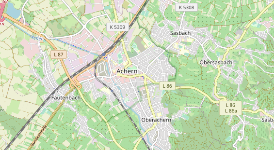 Restaurant auf Karte