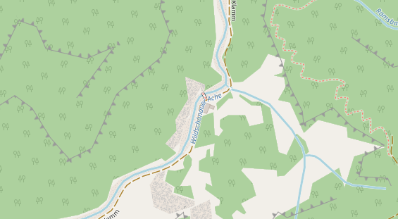 Restaurant auf Karte