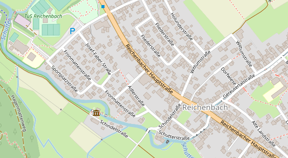 Restaurant auf Karte