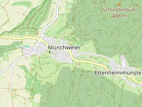 Restaurant auf Karte