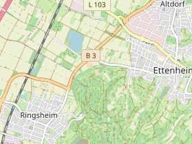 Restaurant auf Karte