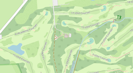 Restaurant auf Karte