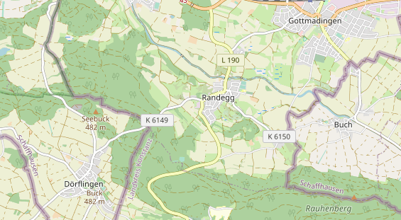 Restaurant auf Karte