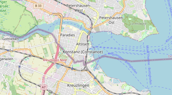 Restaurant auf Karte