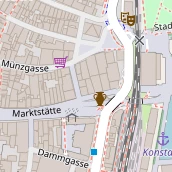 Restaurant auf Karte