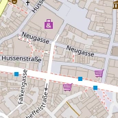 Restaurant auf Karte