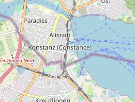 Restaurant auf Karte