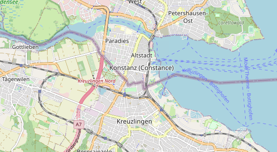 Restaurant auf Karte