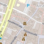 Restaurant auf Karte