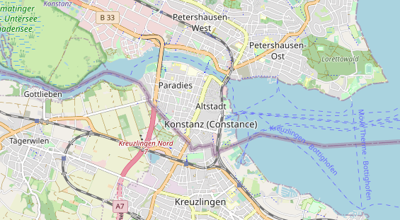 Restaurant auf Karte