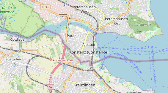 Restaurant auf Karte