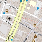 Restaurant auf Karte