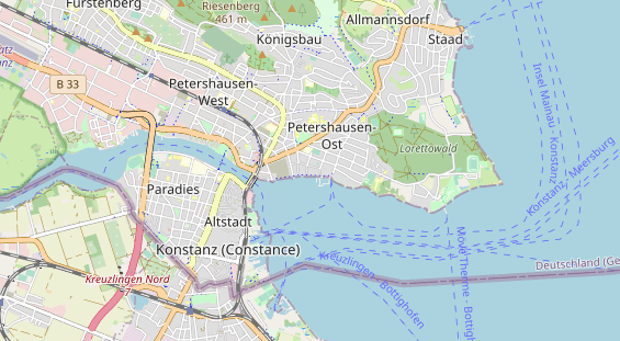 Restaurant auf Karte