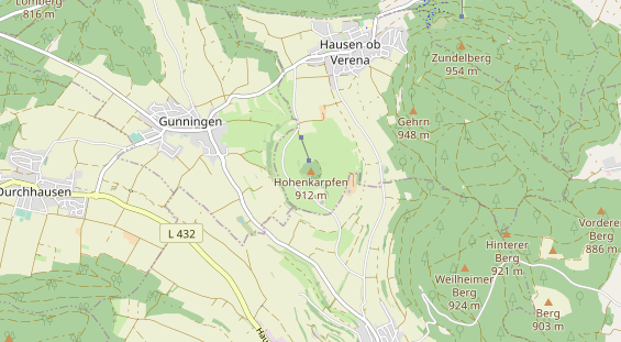 Restaurant auf Karte