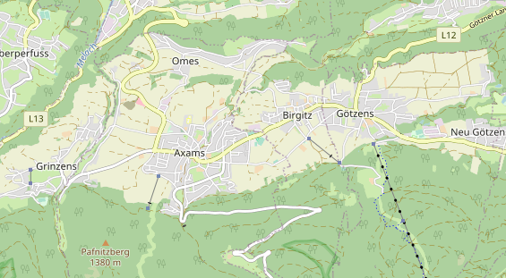 Restaurant auf Karte