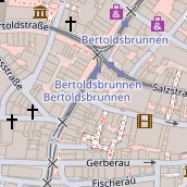 Restaurant auf Karte