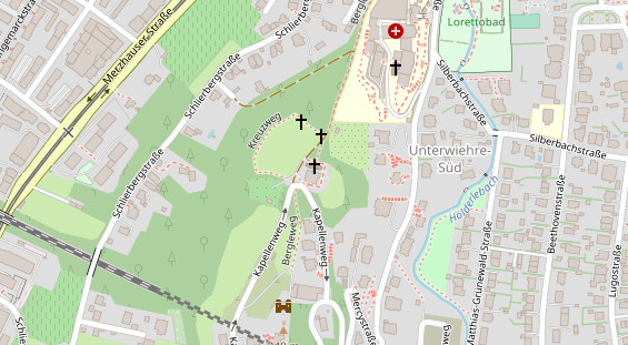 Restaurant auf Karte