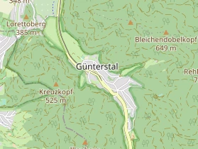 Restaurant auf Karte