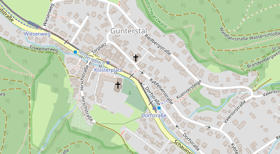 Restaurant auf Karte