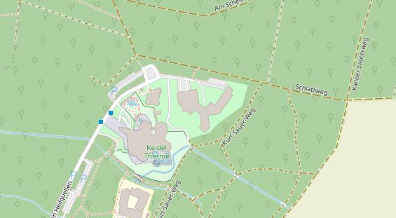 Restaurant auf Karte