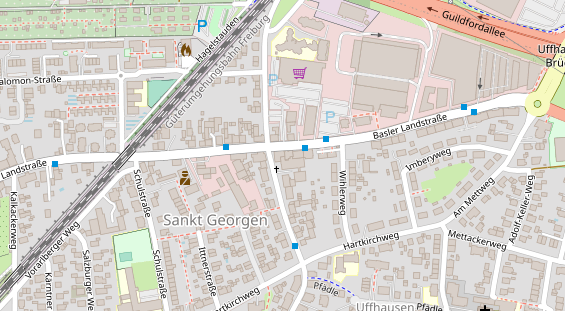 Restaurant auf Karte