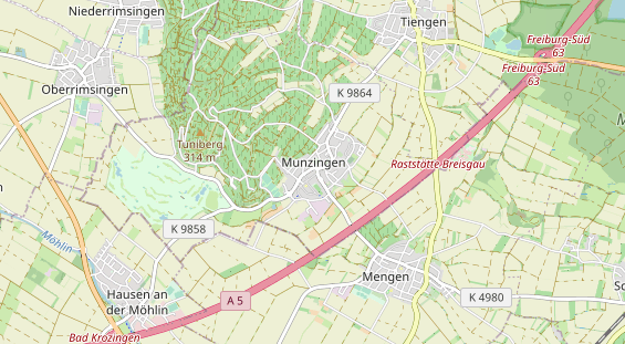 Restaurant auf Karte