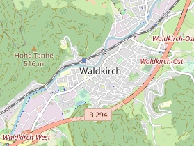 Restaurant auf Karte