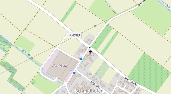 Restaurant auf Karte