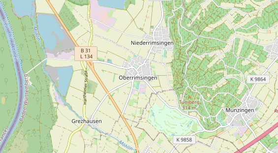 Restaurant auf Karte