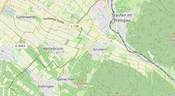 Restaurant auf Karte