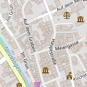 Restaurant auf Karte