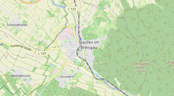 Restaurant auf Karte