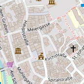Restaurant auf Karte