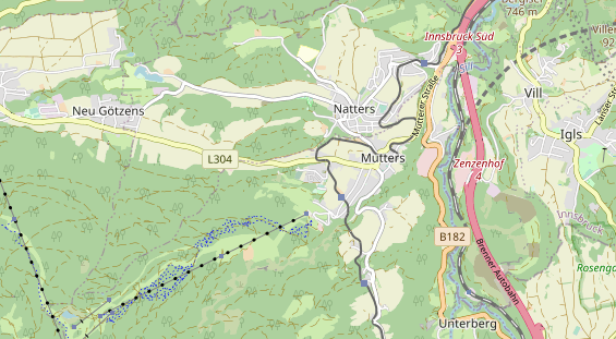 Restaurant auf Karte