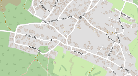 Restaurant auf Karte