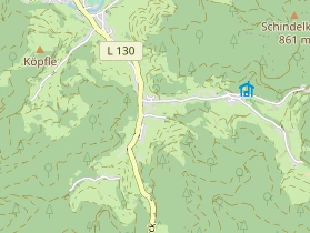 Restaurant auf Karte