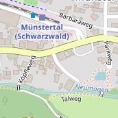 Restaurant auf Karte