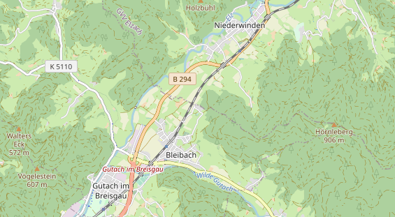 Restaurant auf Karte